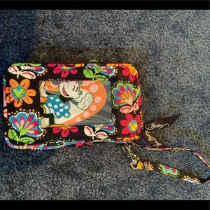 Vera Bradley Disney Midnight Mickey Wristlet